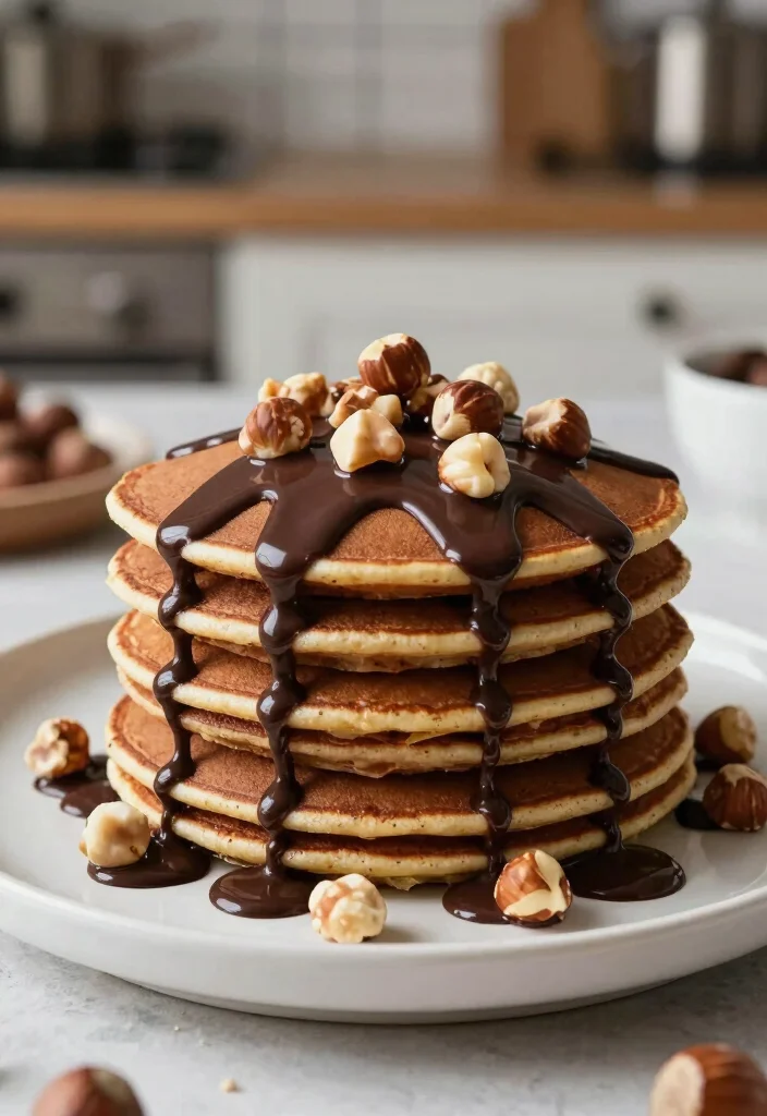 18 Small Batch Pancake Recipes Perfect for Fresh Homemade Pancakes - 17. Chocolate Hazelnut Pancakes 1