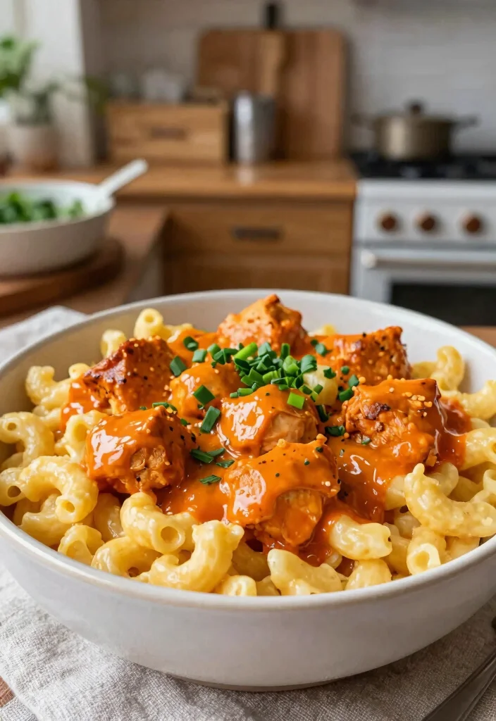 18 Smoked Gouda Mac and Cheese Variations to Try - 4. Buffalo Chicken Smoked Gouda Mac and Cheese 1