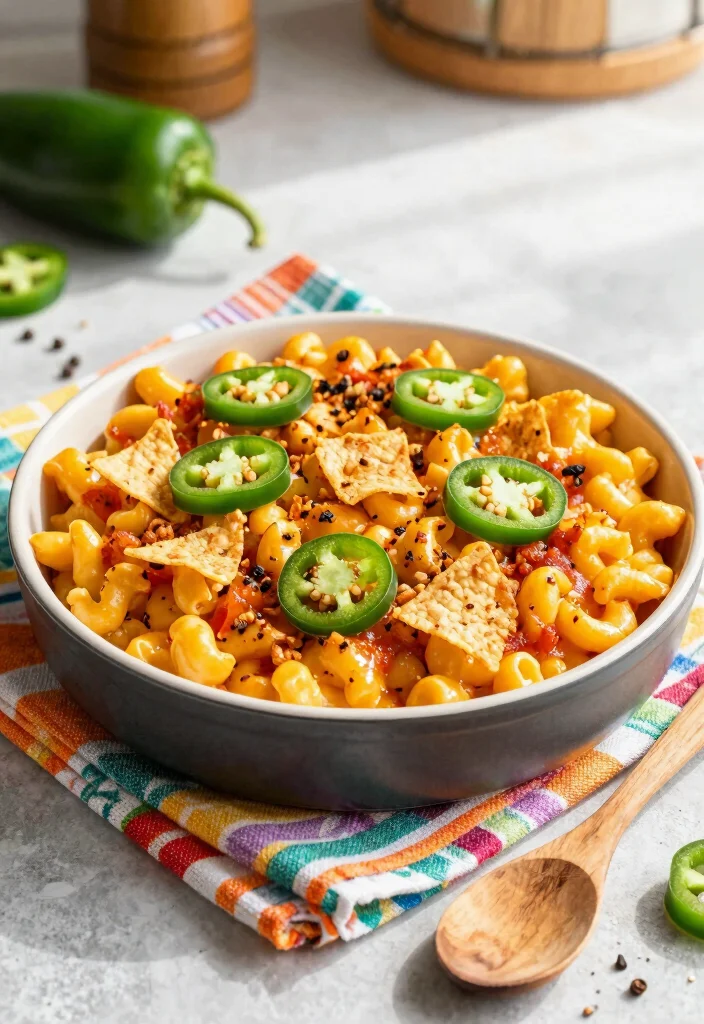 18 Vegan Baked Mac and Cheese Ideas - 2. Spicy Vegan Mac and Cheese with Jalapeños 1