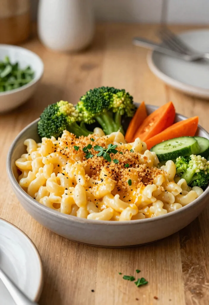18 Vegan Baked Mac and Cheese Ideas - 3. Vegan Mac and Cheese with Broccoli and Cauliflower 1