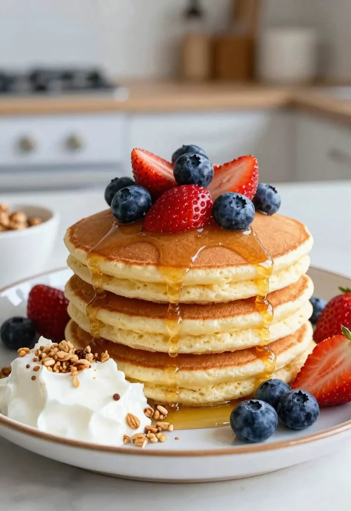 19 Best Pancake Recipes for Fluffy, Golden, and Easy Breakfasts - 11. Greek Yogurt Pancakes 1