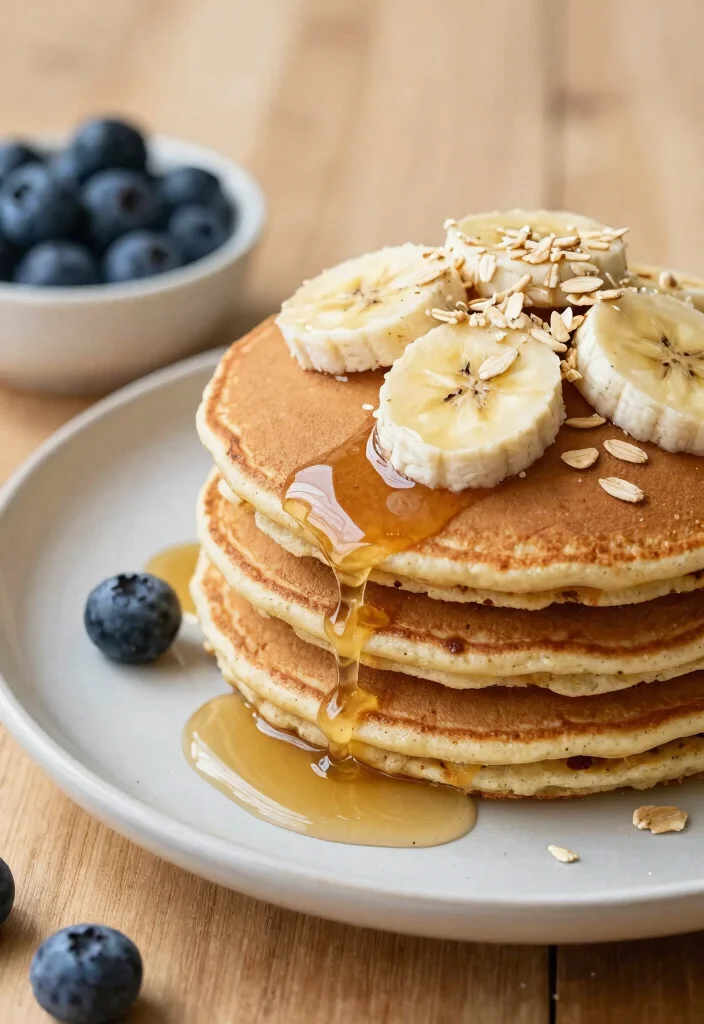 19 Best Pancake Recipes for Fluffy, Golden, and Easy Breakfasts - 2. Banana Oatmeal Pancakes 1