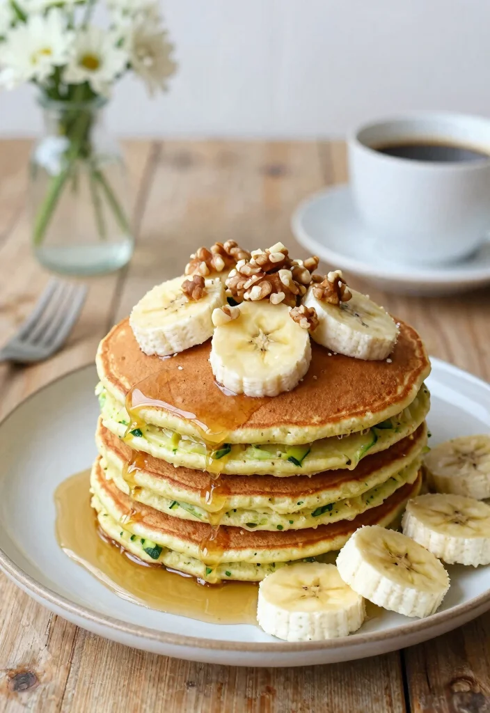 19 Best Pancake Recipes for Fluffy, Golden, and Easy Breakfasts - 7. Zucchini Banana Pancakes 1