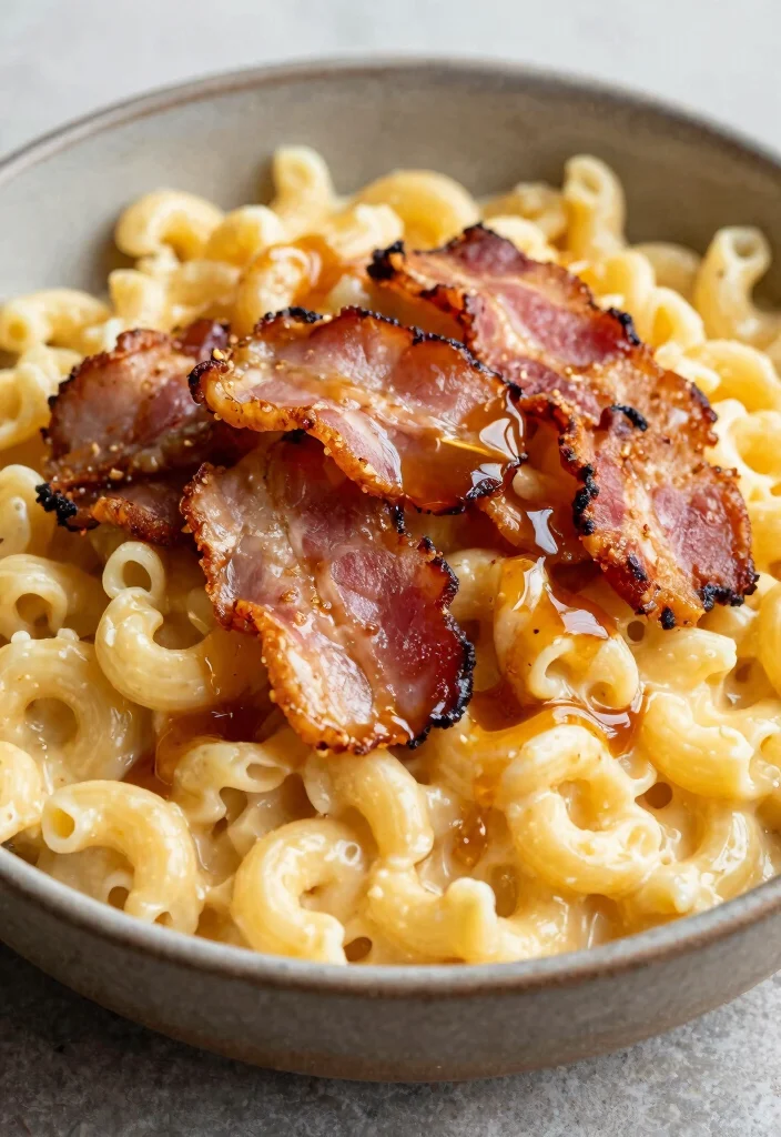 19 Boxed Mac and Cheese Hacks and Upgrades - 8. Sweet and Savory Maple Bacon 1