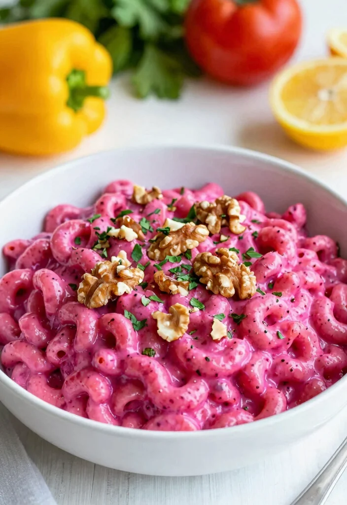 19 Easy Vegan Mac and Cheese Recipes (5 Ingredients) - 18. Beet Vegan Mac and Cheese 1