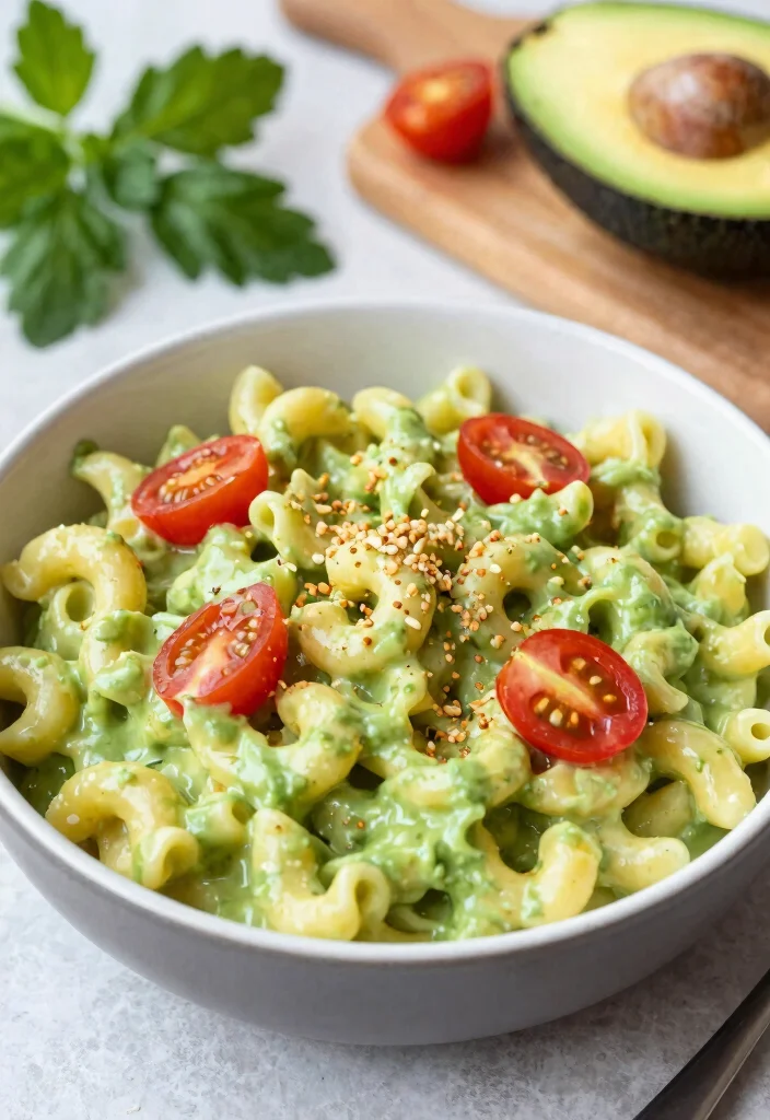 19 Easy Vegan Mac and Cheese Recipes (5 Ingredients) - 4. Creamy Avocado Vegan Mac and Cheese 1