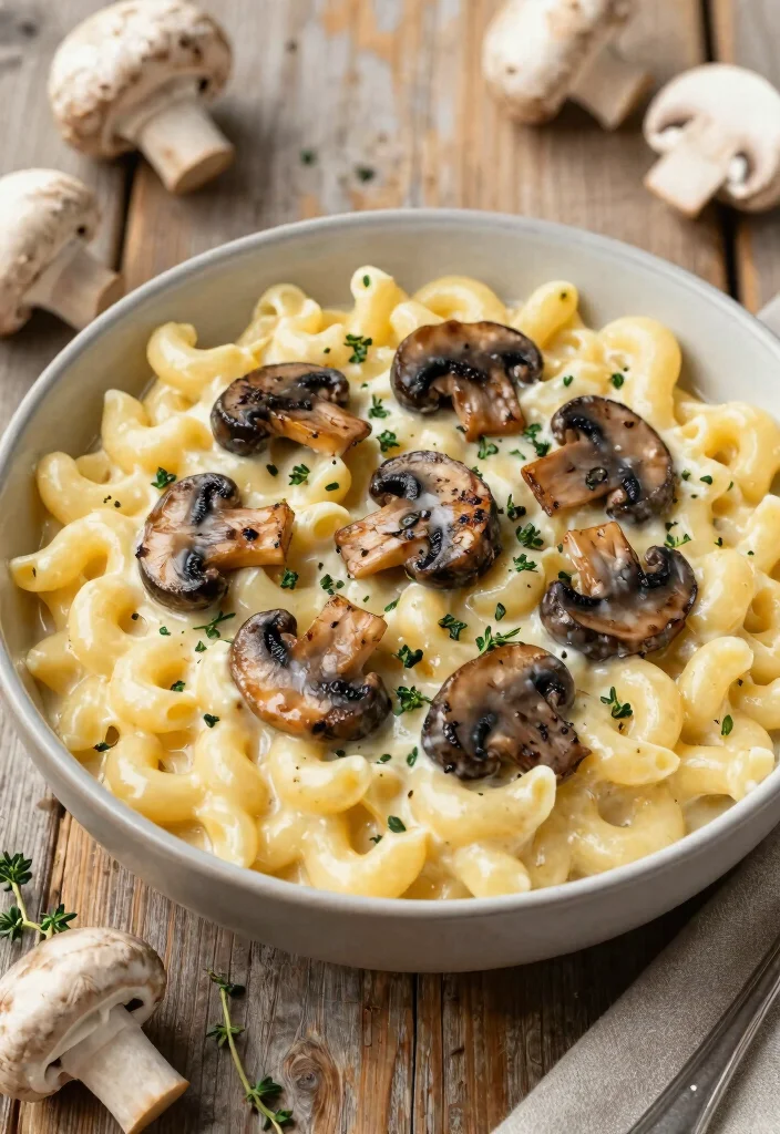 19 Easy Vegan Mac and Cheese Recipes (5 Ingredients) - 9. Creamy Mushroom Vegan Mac and Cheese 1