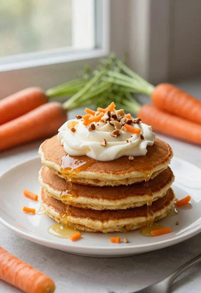 19 Gluten Free Pancake Recipes That Taste Just Like Classic Pancakes - 13. Carrot Cake Pancakes 1