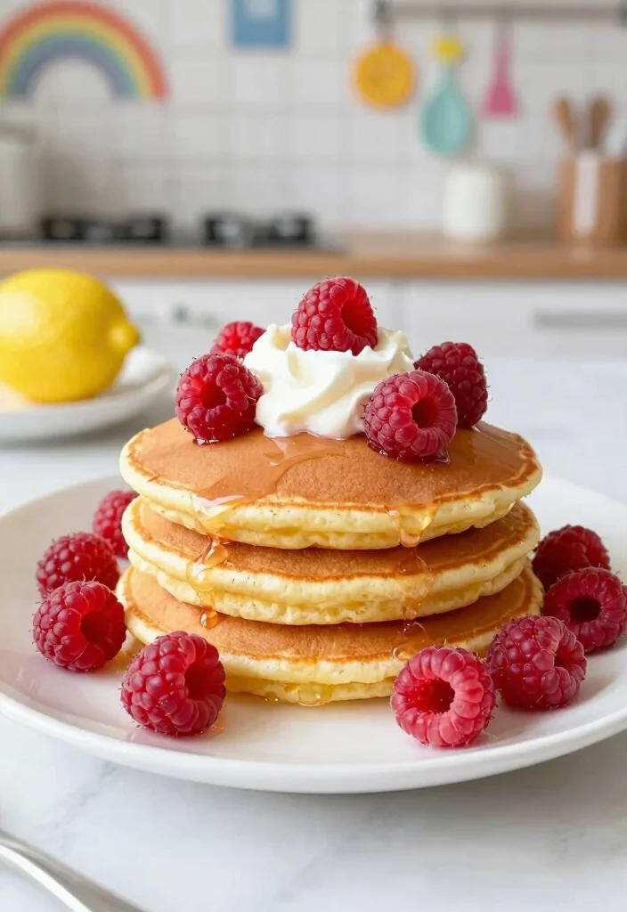 19 Gluten Free Pancake Recipes That Taste Just Like Classic Pancakes - 15. Raspberry Lemon Pancakes 1