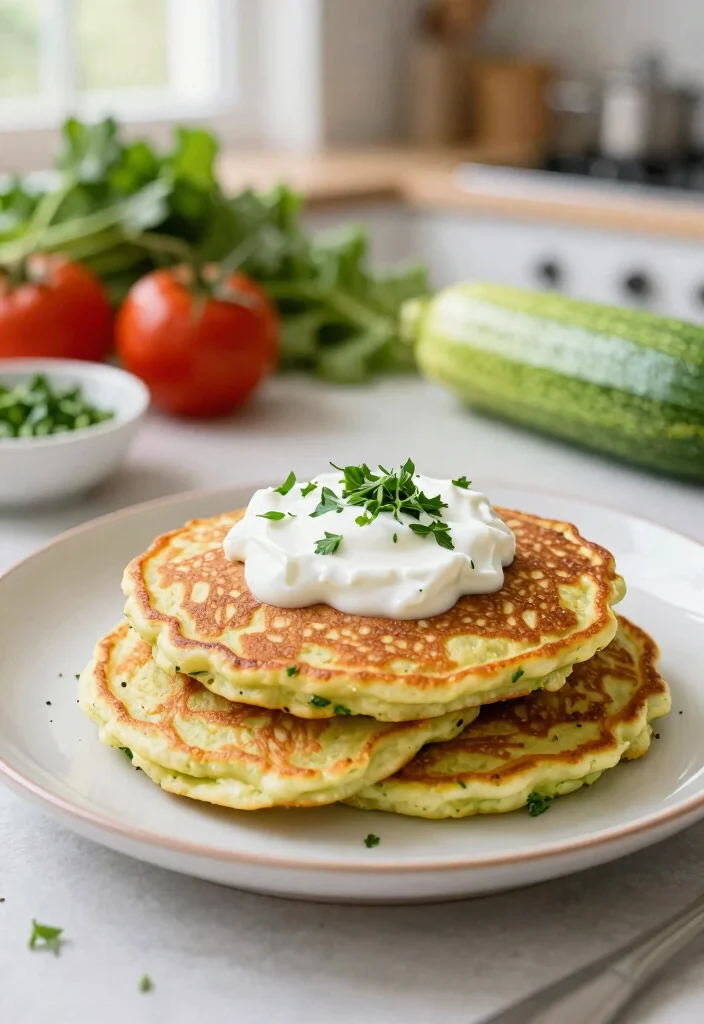 19 Gluten Free Pancake Recipes That Taste Just Like Classic Pancakes - 7. Zucchini Pancakes 1