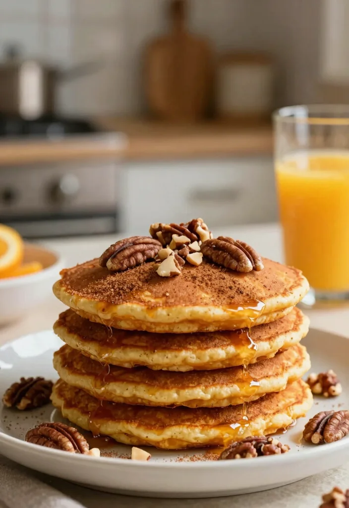 20 Almond Flour Pancake Recipes for Healthy Low Carb Breakfasts - 11. Almond Flour Sweet Potato Pancakes 1