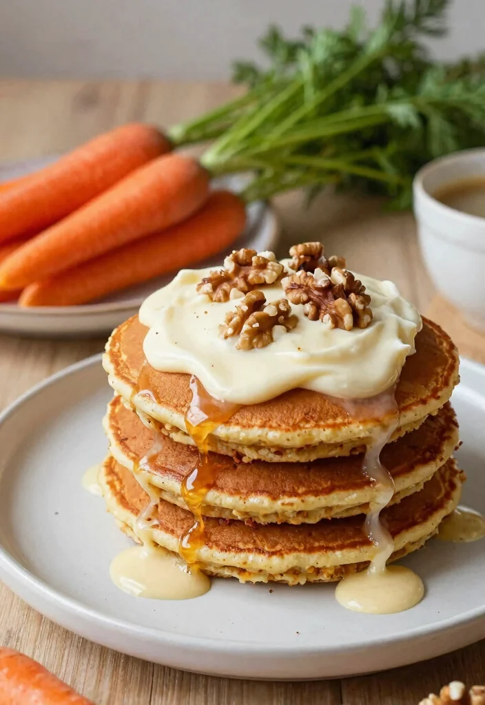 20 Almond Flour Pancake Recipes for Healthy Low Carb Breakfasts - 12. Almond Flour Carrot Cake Pancakes 1