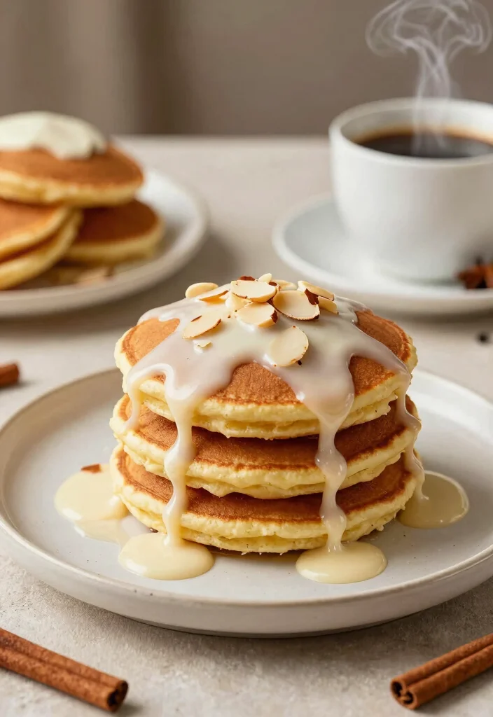 20 Almond Flour Pancake Recipes for Healthy Low Carb Breakfasts - 7. Almond Flour Cinnamon Roll Pancakes 1