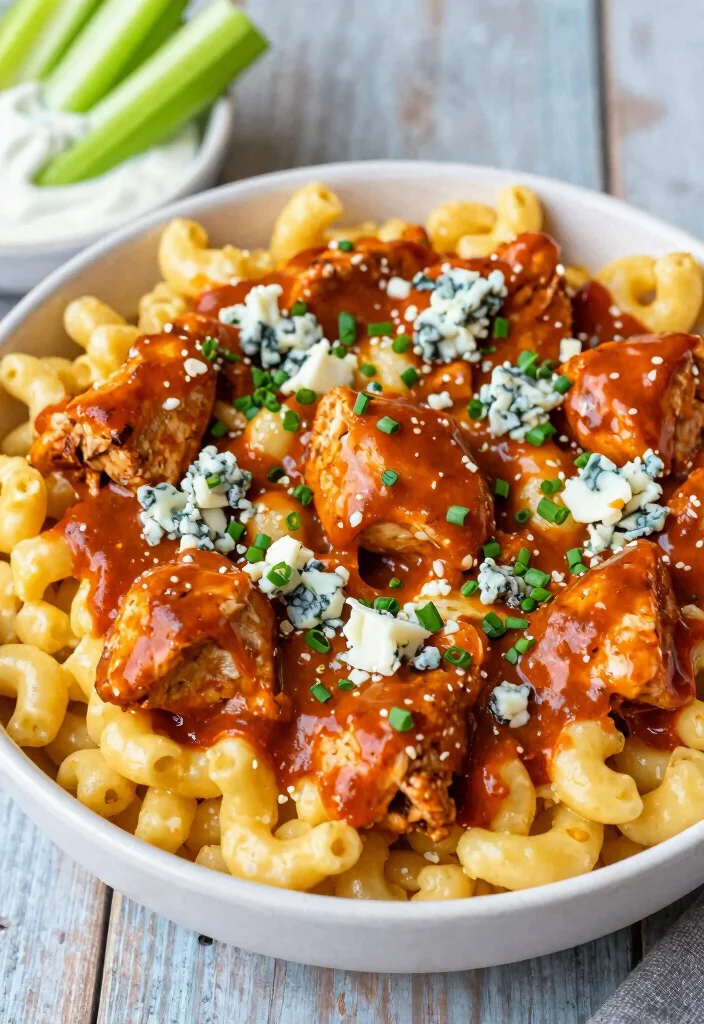 20 Best Smoked Mac and Cheese Recipes for BBQs - 5. Buffalo Chicken Smoked Mac and Cheese 1