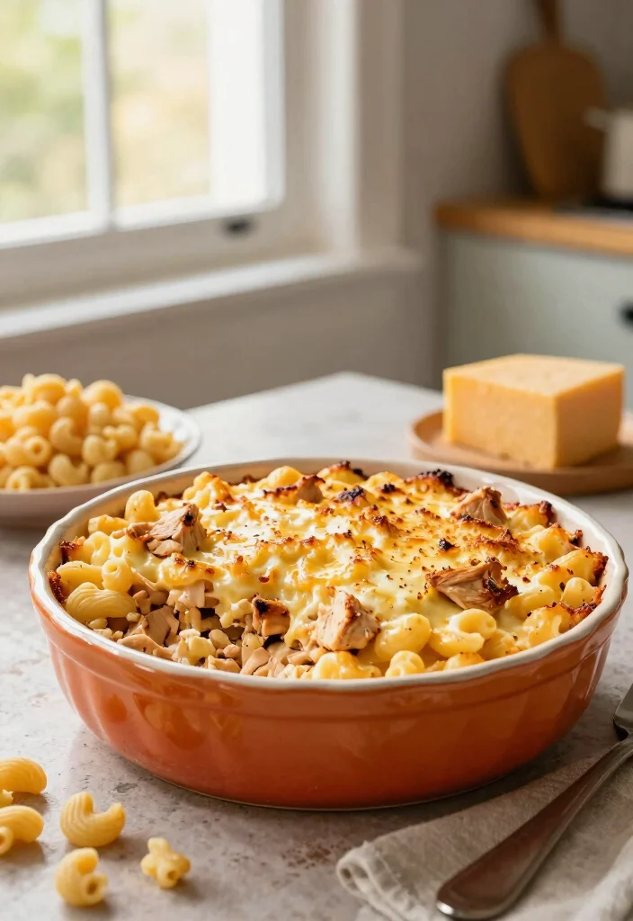 20 Buffalo Chicken Mac and Cheese Baked Recipes - 9. Gluten-Free Buffalo Chicken Mac and Cheese Bake 1
