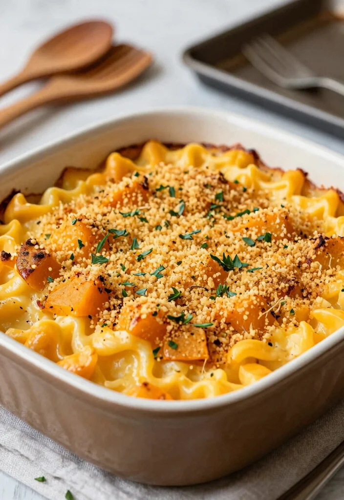 20 Butternut Squash Mac and Cheese Vegan Twists - 7. Butternut Squash Mac and Cheese with Breadcrumb Topping 1