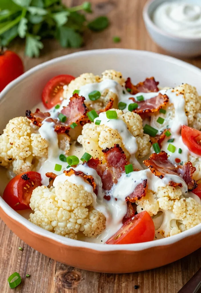 20 Cauliflower Mac and Cheese Recipes (Keto-Friendly) - 17. Loaded Cauliflower Mac 1