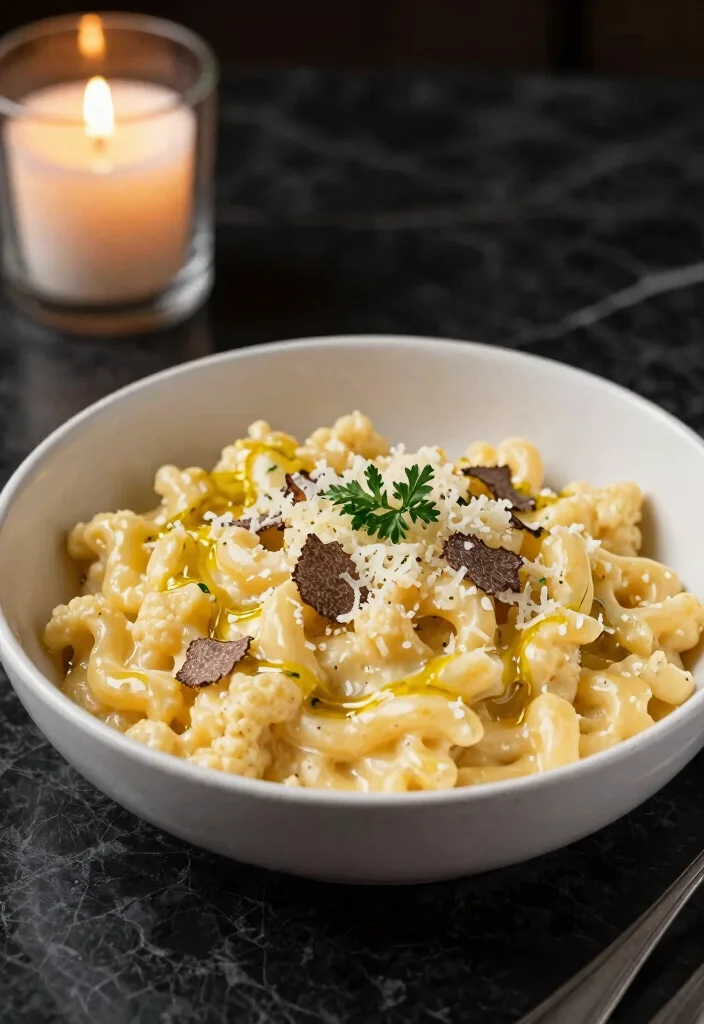 20 Cauliflower Mac and Cheese Recipes (Keto-Friendly) - 5. Truffle Cauliflower Mac and Cheese 1