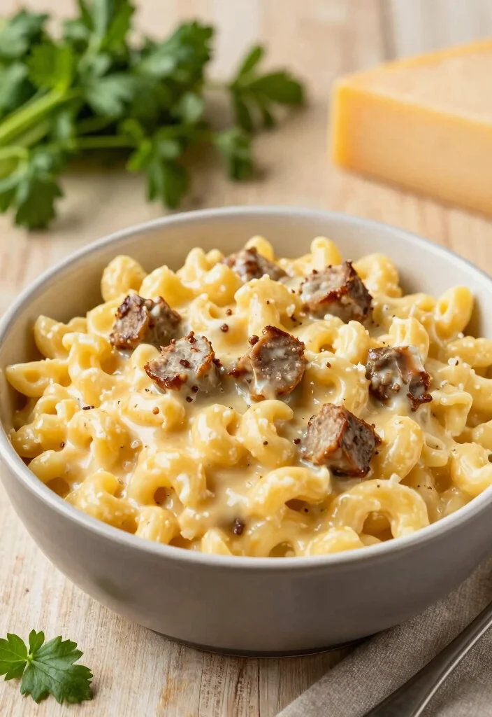 20 Chick-fil-A Mac and Cheese Copycat Recipes - 13. Mac and Cheese with Sausage 1