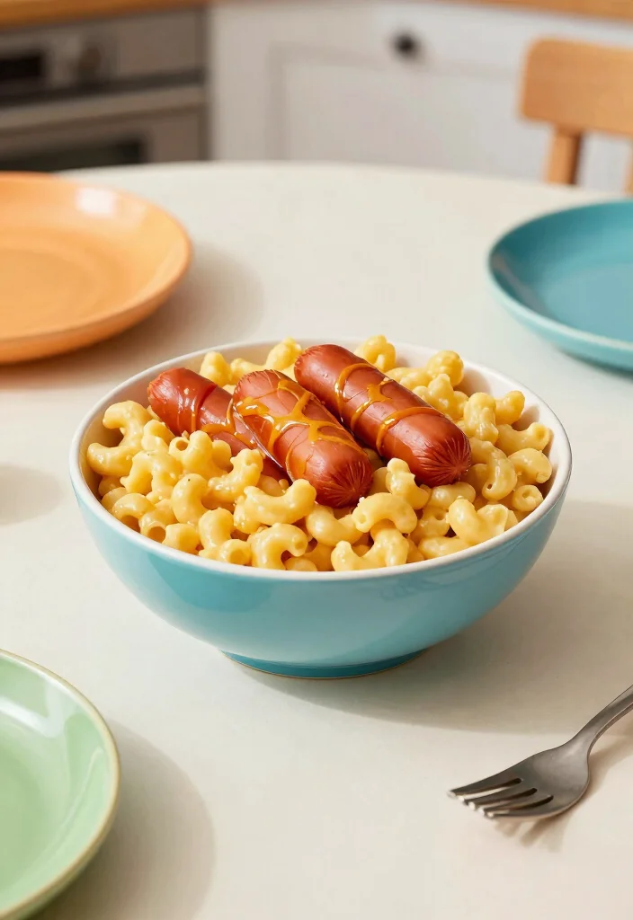 20 Chick-fil-A Mac and Cheese Copycat Recipes - 14. Mac and Cheese with Hot Dogs 1