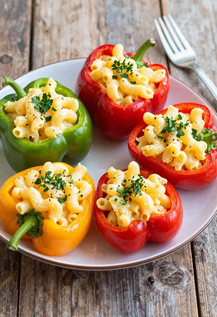 20 Chick-fil-A Mac and Cheese Copycat Recipes - 19. Mac and Cheese with Cheese Stuffed Peppers 1