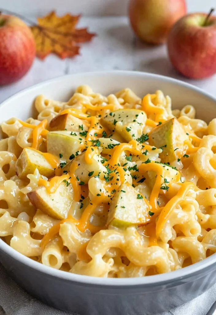 20 Food Recipes Mac and Cheese Everyone Loves - 19. Mac and Cheese with Apples and Cheddar 1