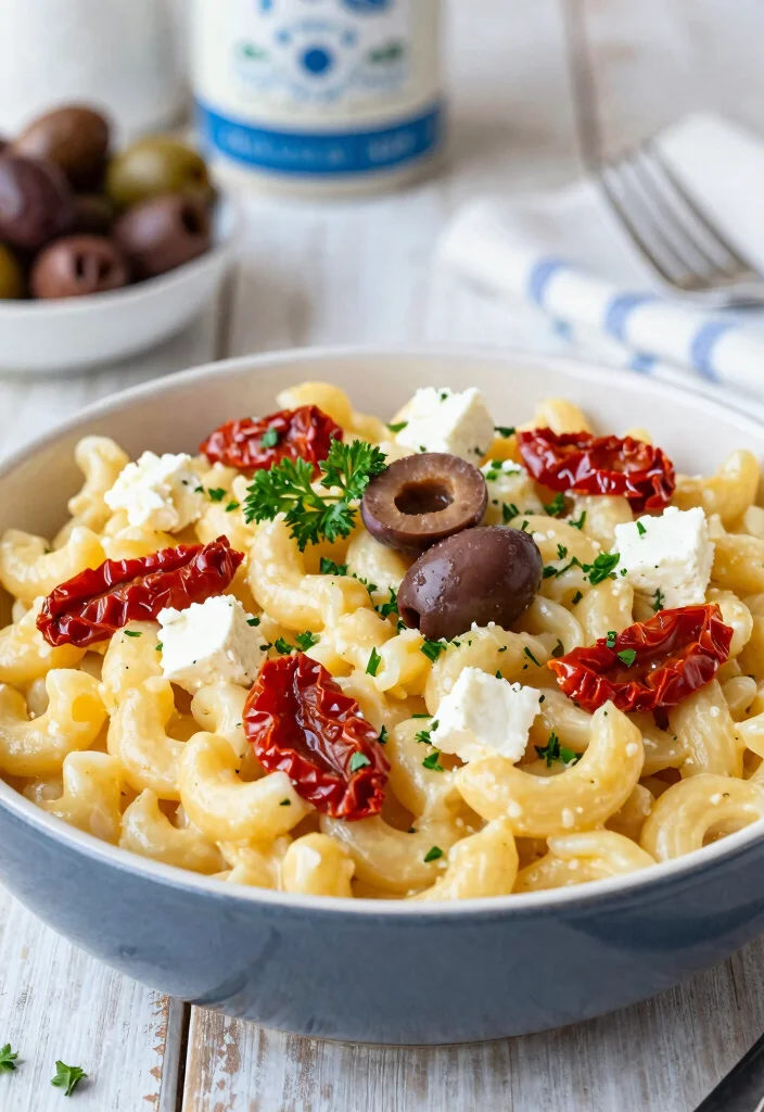 20 Food Recipes Mac and Cheese Everyone Loves - 8. Greek Mac and Cheese 1