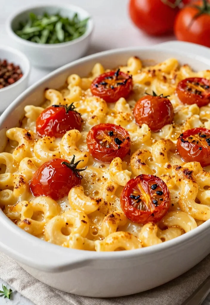 20 Gouda Mac and Cheese Recipes (Creamy Ideas) - 10. Gouda Mac and Cheese with Roasted Tomatoes 1