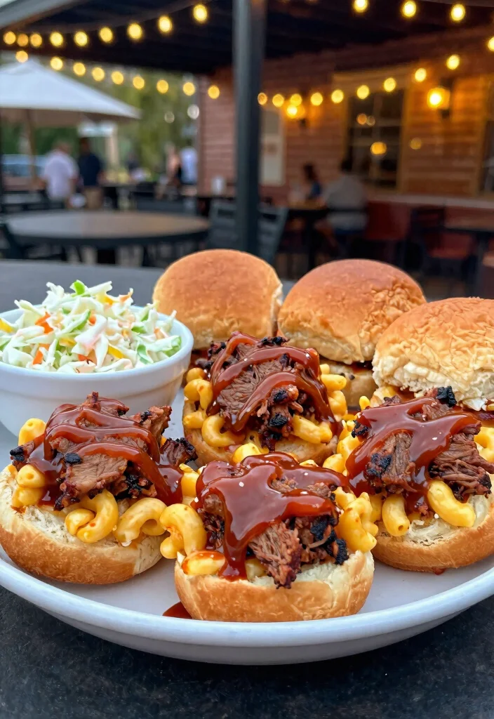 20 Mac and Cheese Bites Recipes (Party Perfect) - 10. BBQ Pulled Pork Mac and Cheese Bites 1