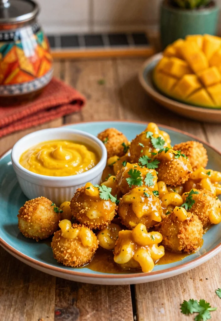 20 Mac and Cheese Bites Recipes (Party Perfect) - 11. Curry Mac and Cheese Bites 1
