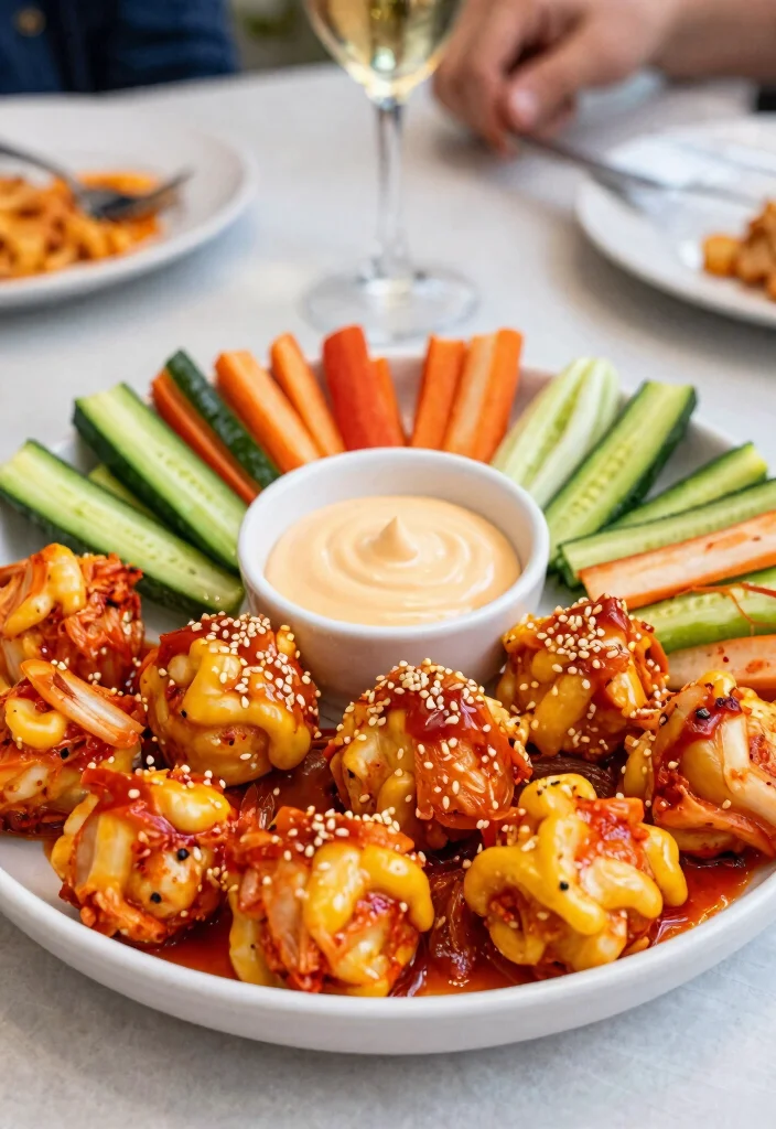 20 Mac and Cheese Bites Recipes (Party Perfect) - 13. Mac and Cheese Bites with a Twist: Kimchi! 1