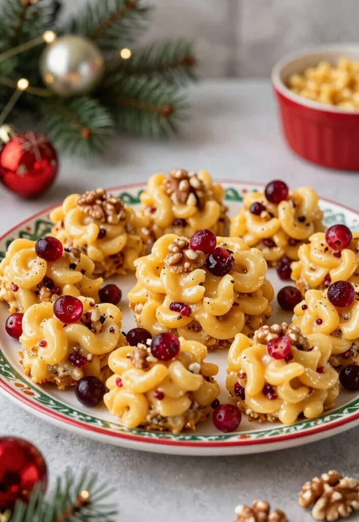 20 Mac and Cheese Bites Recipes (Party Perfect) - 19. Cranberry Walnut Mac and Cheese Bites 1