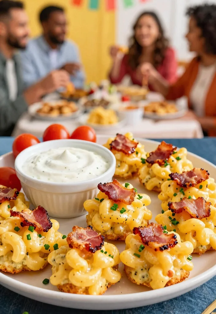 20 Mac and Cheese Bites Recipes (Party Perfect) - 7. Bacon and Chive Mac and Cheese Bites 1