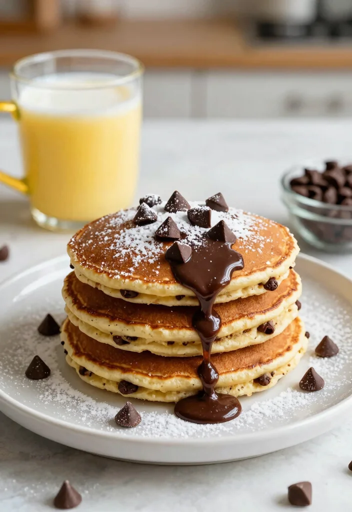 20 Pancake Recipes Without Butter That Stay Soft and Moist - 3. Vegan Chocolate Chip Pancakes 1