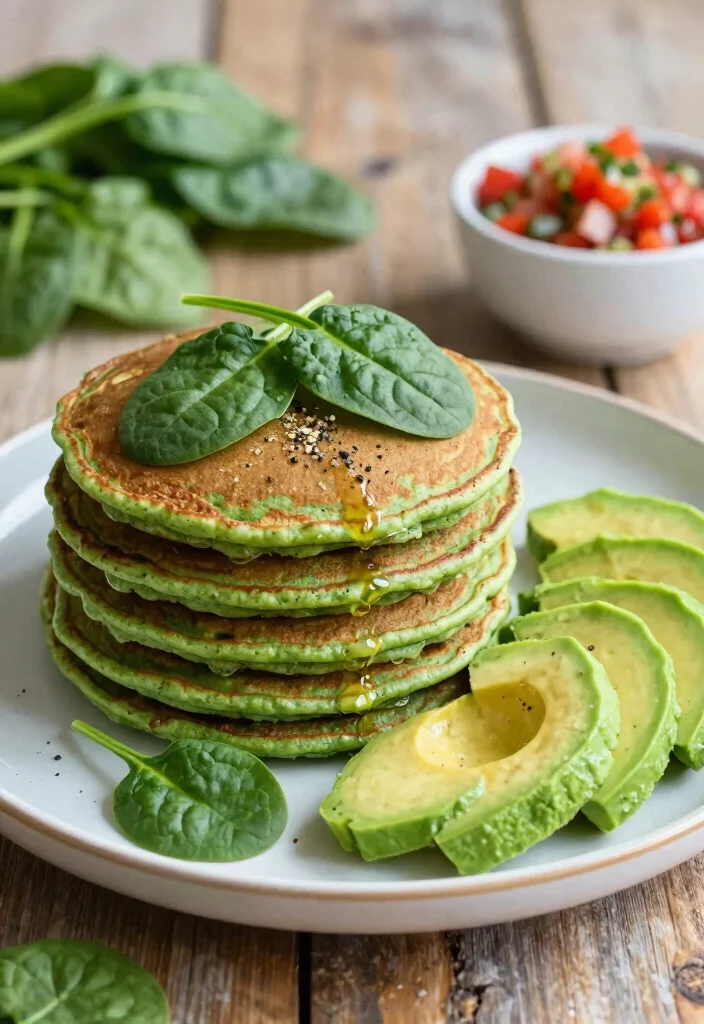 20 Pancake Recipes Without Butter That Stay Soft and Moist - 5. Savory Spinach Pancakes 1