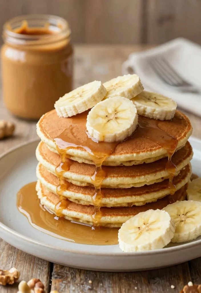 20 Pancake Recipes Without Eggs for Easy Eggless Breakfasts - 19. Peanut Butter Pancakes 1