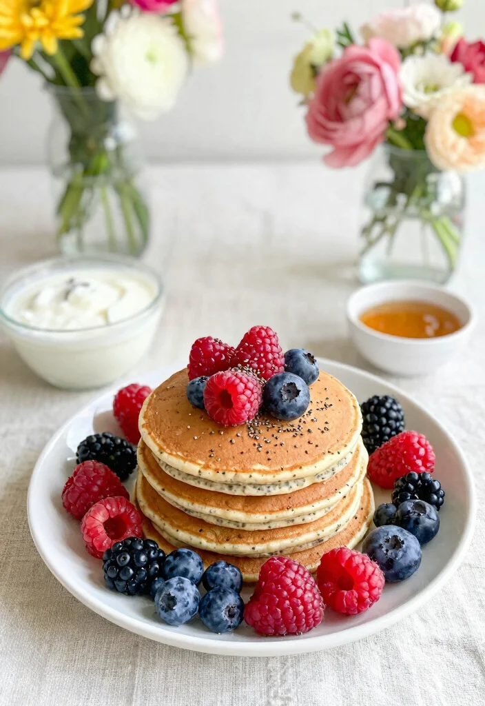 20 Pancake Recipes Without Eggs for Easy Eggless Breakfasts - 5. Chia Seed Pancakes 1