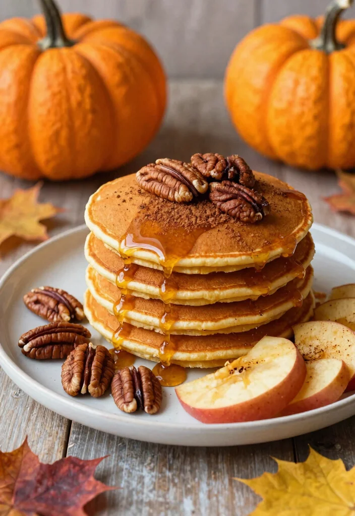 20 Pancake Recipes Without Eggs for Easy Eggless Breakfasts - 7. Pumpkin Spice Pancakes 1