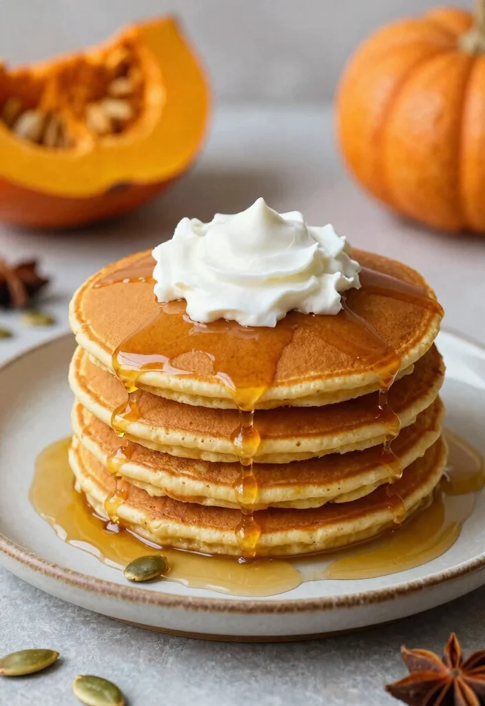 20 Pancake Recipes Without Eggs for Easy Eggless Breakfasts - 8. Pumpkin Spice Pancakes 1