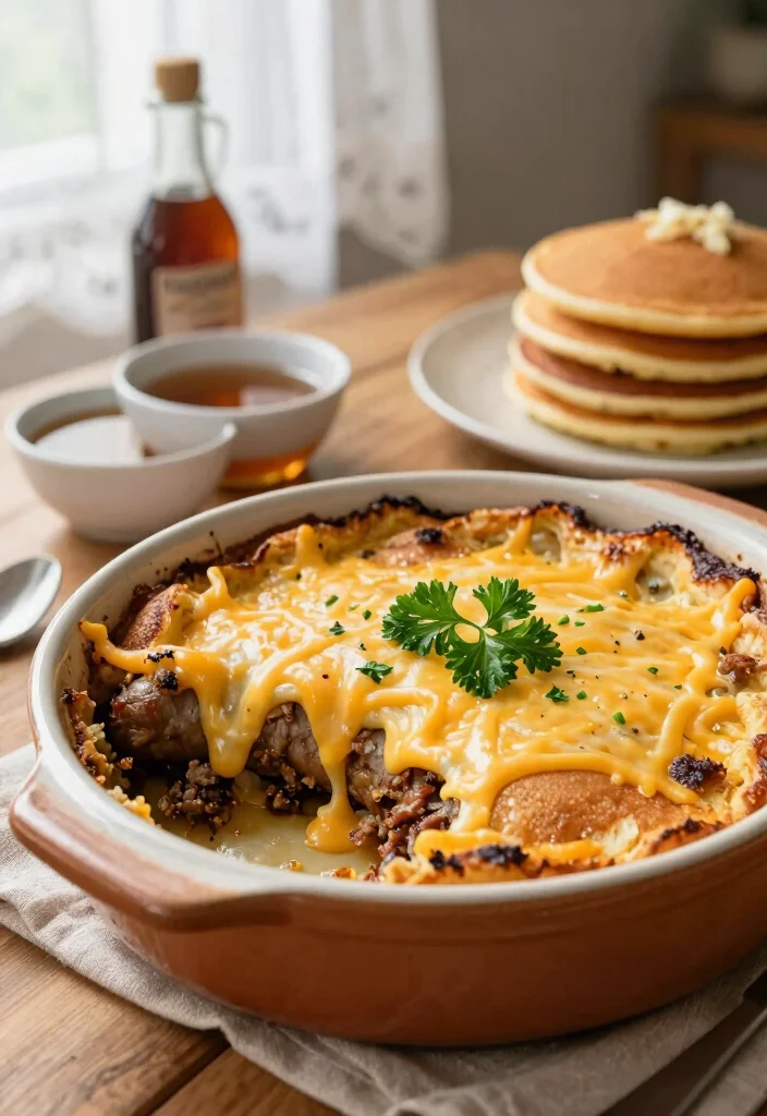 20 Sausage Pancake Breakfast Casserole Recipes for Hearty Meals - 1. Southern Style Sausage Pancake Casserole 1
