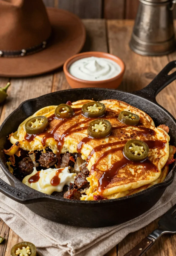 20 Sausage Pancake Breakfast Casserole Recipes for Hearty Meals - 11. Wild West Sausage Pancake Casserole 1