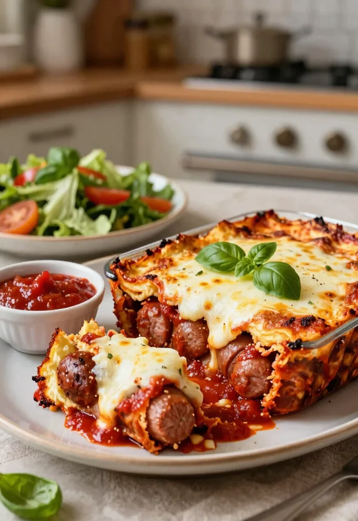 20 Sausage Pancake Breakfast Casserole Recipes for Hearty Meals - 3. Italian Sausage and Pancake Casserole 1