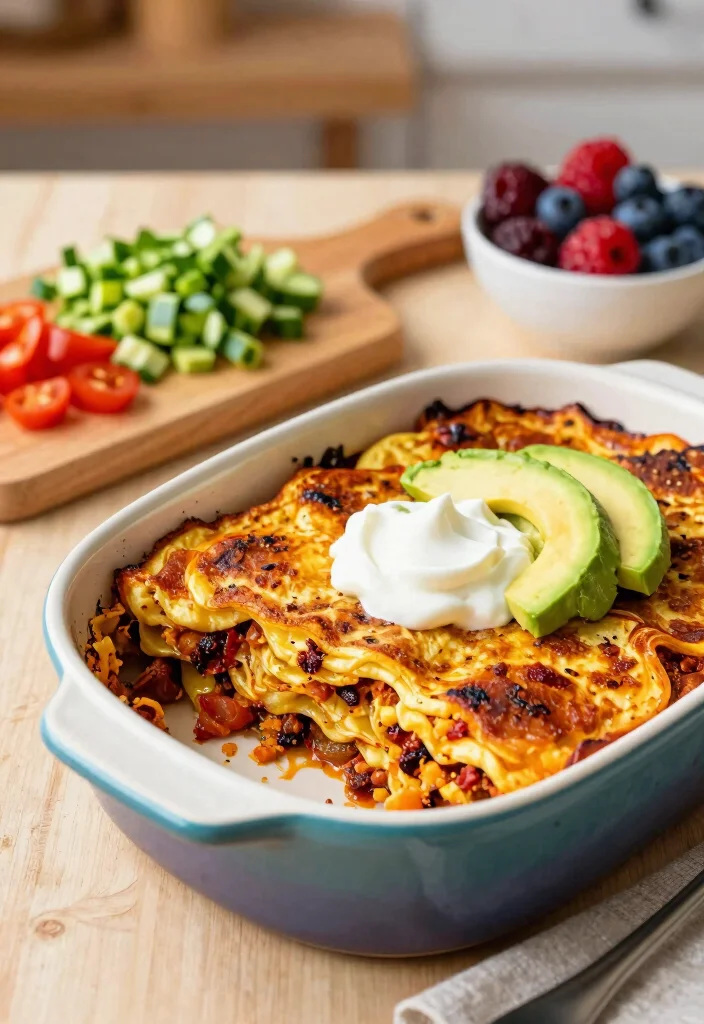 20 Sausage Pancake Breakfast Casserole Recipes for Hearty Meals - 4. Spicy Chorizo Pancake Casserole 1