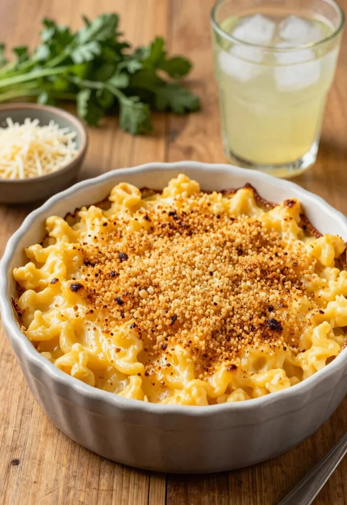 20 Simple Mac and Cheese Recipe Ideas for Beginners - 2. Baked Mac and Cheese with Breadcrumb Topping 1