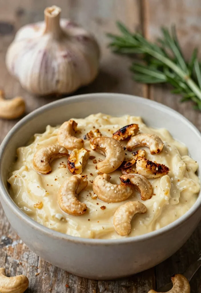 20 Vegan Mac and Cheese Cashew Recipes (Creamy) - 16. Cashew Mac with Roasted Garlic 1