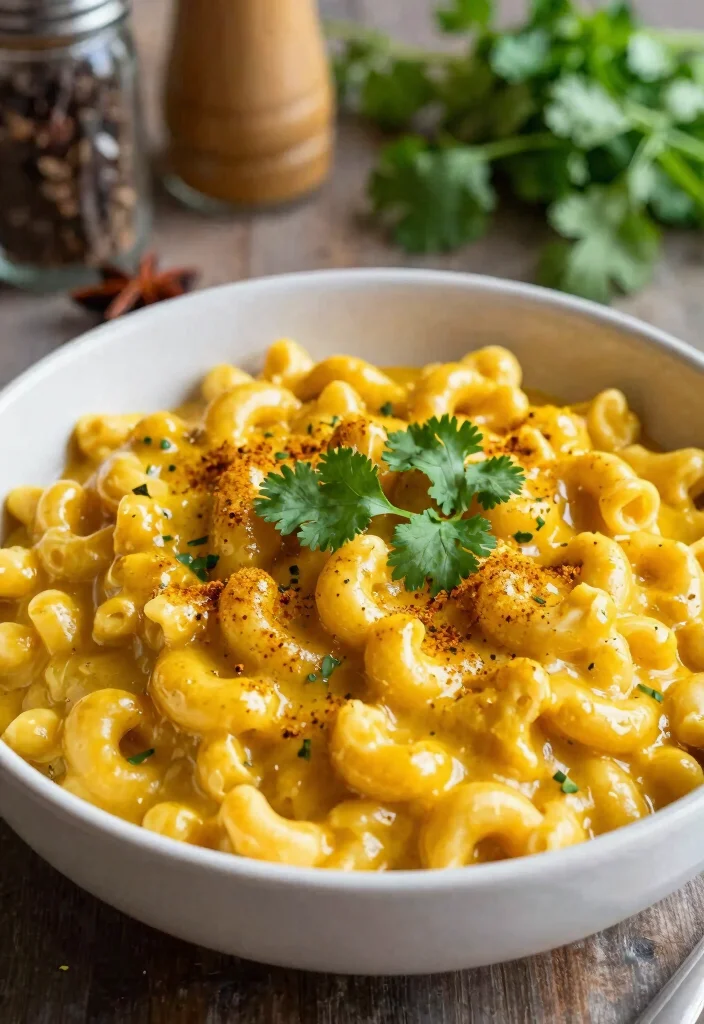 20 Vegan Mac and Cheese Cashew Recipes (Creamy) - 20. Curry Cashew Mac and Cheese 1
