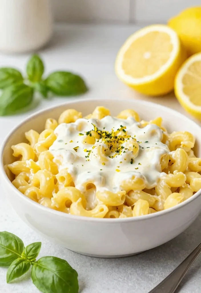 20 Vegan Mac and Cheese Recipes: Fun and Easy Recipes for Kids - 13. Lemon Basil Vegan Mac 1