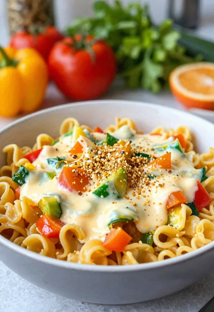 20 Vegan Mac and Cheese Recipes: Fun and Easy Recipes for Kids - 14. Cheesy Veggie-Loaded Vegan Mac 1