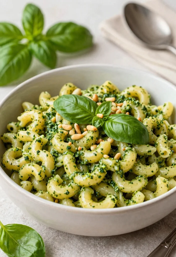 20 Vegan Mac and Cheese Recipes: Fun and Easy Recipes for Kids - 7. Pesto Vegan Mac and Cheese 1