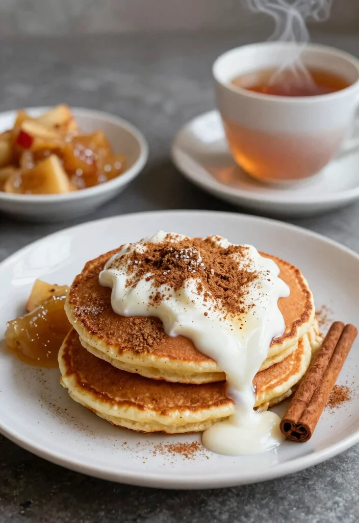20 Yogurt Pancake Recipes for Extra Soft and Fluffy Pancakes - 10. Cinnamon Yogurt Pancakes 1